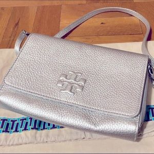 Tory Burch Thea Crossbody Silver